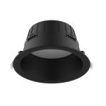 Noxion LED Downlight Hera Tief Einbau Schwarz 21W 2400lm 100D - 827-830-840 CCT | 226mm - Ausschnitt 200mm
